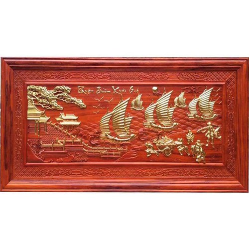 Tranh Gỗ Thuận Buồm Xuôi Gió